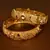 Stone Embellished Copper Made Gheru Adjustable Bangles BD480