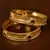 Gold Plated Stone and Ruby Embellished Designer Bangles BD481