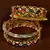 Semi Precious Stone Embellished Adjustable Designer Bangles BD482