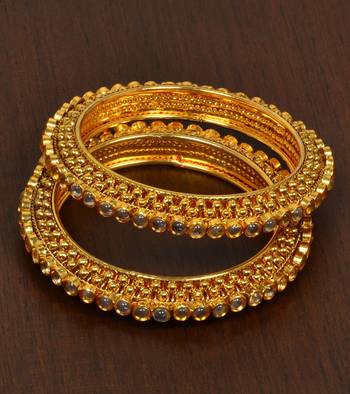 Kundan Embellished Designer Bangles BD484 1