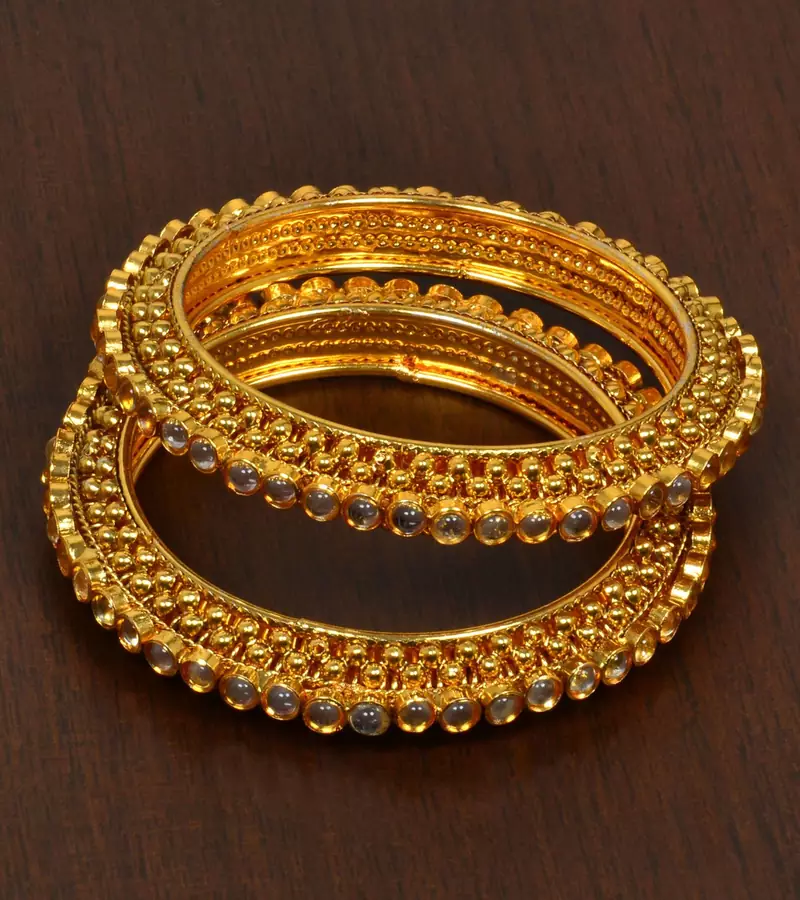 Kundan Embellished Designer Bangles BD484