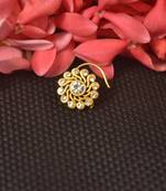 Sizzling Graceful Designer Nosepins Gold Diamond nose ring or Nose Pin