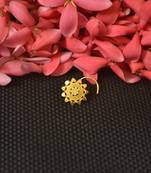 Allure Charming designer gold diamond nose ring or nose pin