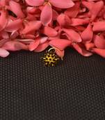 Twinkling Fancy Gold Multi Diamond nose ring or nose pin 