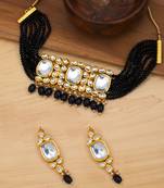 Black pearl necklace sets
