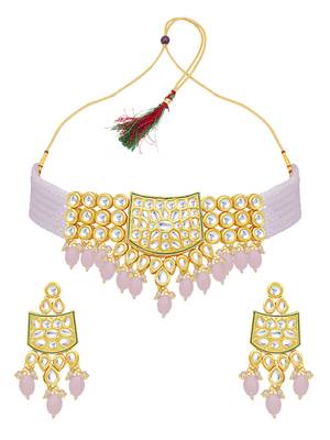 Pink pearl necklace sets 2