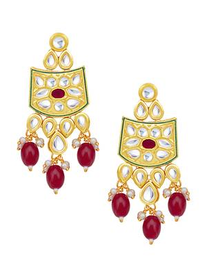 Red pearl necklace sets 3