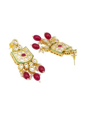 Red pearl necklace sets 5