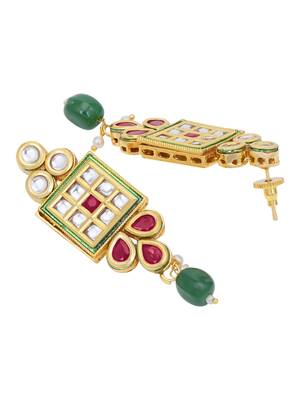 Green pearl necklace sets 5