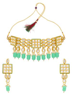 Turquoise pearl necklace sets 2