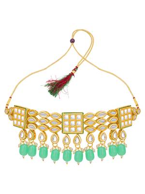 Turquoise pearl necklace sets 4