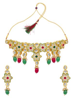 Red pearl necklace sets 2