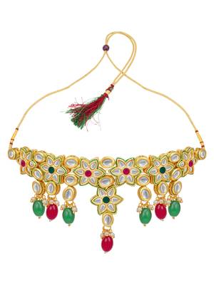 Red pearl necklace sets 4