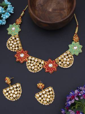 Red necklace sets 1