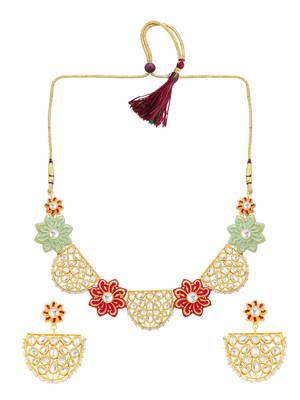Red necklace sets 2