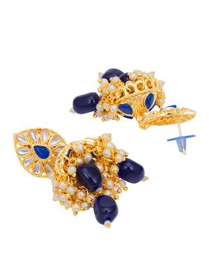 Blue pearl necklace sets 5