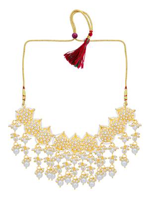 White pearl necklace sets 4