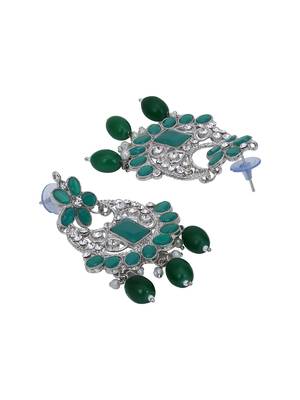 Green pearl necklace sets 4