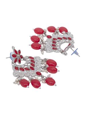 Red pearl necklace sets 5