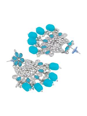 Blue pearl necklace sets 5