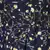 Navy-blue floral printed Gown