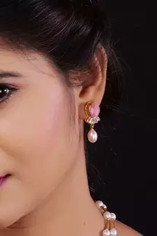 Natural Fresh Water Pearl Set From Hyderabad of Authenticity