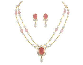 Natural Fresh Water Pearl Set From Hyderabad of Authenticity 5