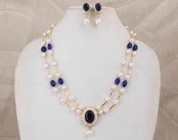 Natural Fresh Water Pearl Set From Hyderabad of Authenticity 3