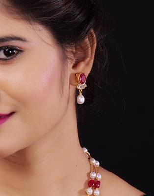 Natural Fresh Water Pearl Set From Hyderabad of Authenticity 2