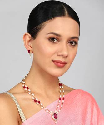 Natural Fresh Water Pearl Set From Hyderabad of Authenticity 4