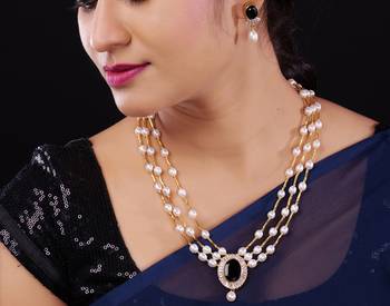 Natural Fresh Water Pearl Set From Hyderabad of Authenticity 1