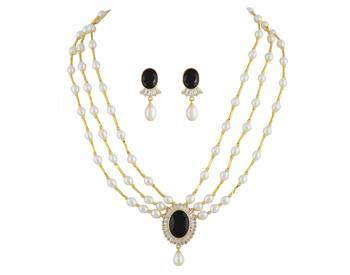 Natural Fresh Water Pearl Set From Hyderabad of Authenticity 4