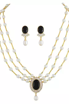 Natural Fresh Water Pearl Set From Hyderabad of Authenticity