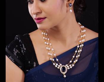 Natural Fresh Water Pearl Set From Hyderabad of Authenticity 1