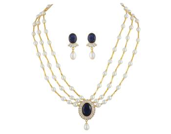 Natural Fresh Water Pearl Set From Hyderabad of Authenticity 4