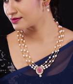 Natural Fresh Water Pearl Set From Hyderabad of Authenticity