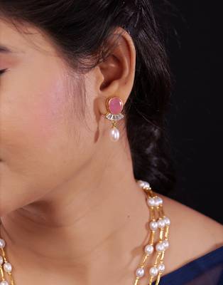 Natural Fresh Water Pearl Set From Hyderabad of Authenticity 2