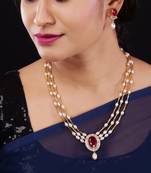 Natural Fresh Water Pearl Set From Hyderabad of Authenticity