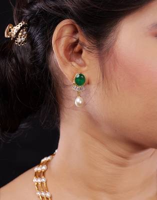 Natural Fresh Water Pearl Set From Hyderabad With Certificate of Authenticity 2
