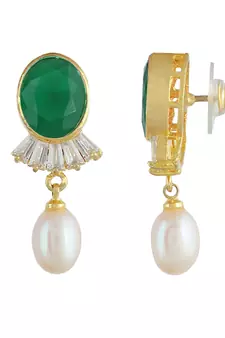 Natural Fresh Water Pearl Set From Hyderabad With Certificate of Authenticity