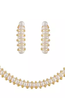 Natural Fresh Water Pearl Set From Hyderabad of Authenticity