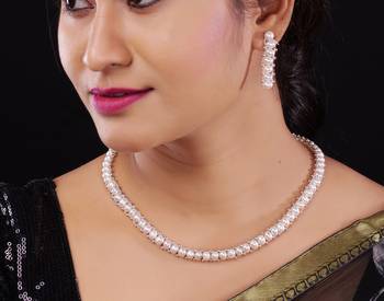 Natural Fresh Water Pearl Set From Hyderabad of Authenticity 1