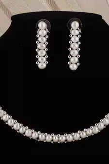 Natural Fresh Water Pearl Set From Hyderabad of Authenticity