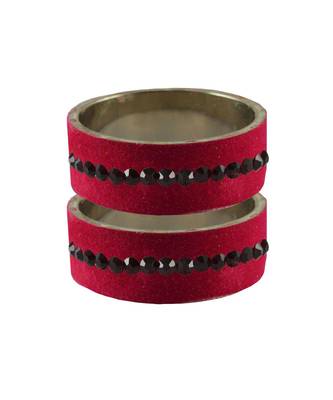 Rani Stone Stud Brass Bangle 1