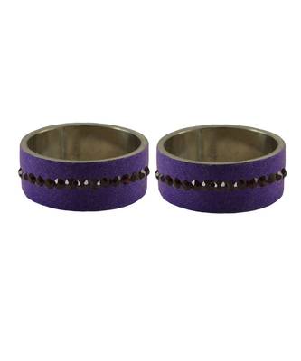 Jamani Stone Stud Brass Bangle 2