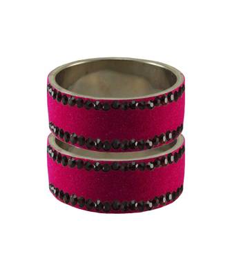 Rani Stone Stud Brass Bangle 1