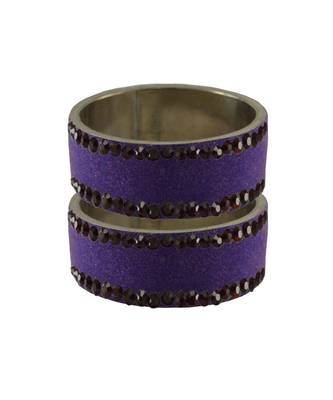 Jamani Stone Stud Brass Bangle 1