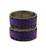 Jamani Stone Stud Brass Bangle