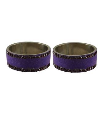 Jamani Stone Stud Brass Bangle 2