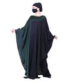 Dual Tone Kaftan In kashibo Fabric With A Complementary Hijab.